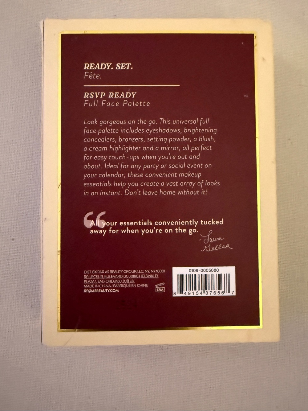 Laura Geller Pink and Gold RSVP Ready Full Face Palette - Picture 2 of 8